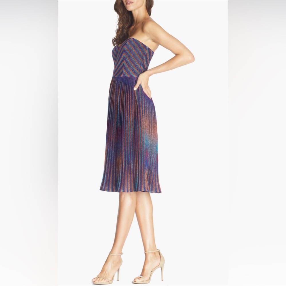 NWT Disco Queen 🪩 PROM DRESS 👗 Sequin Strapless - Size L - Picture 9 of 13